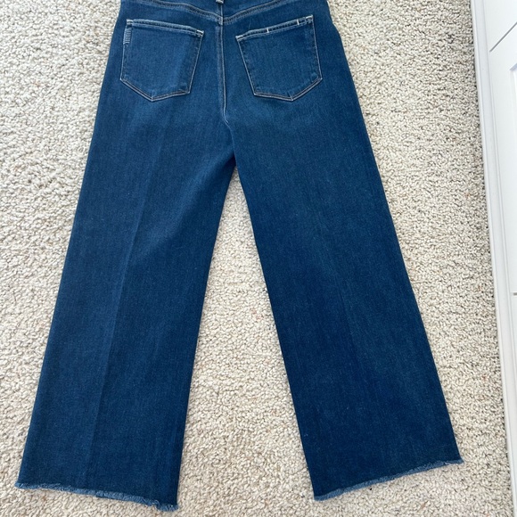 Paige Anessa Wide-Leg Cropped Jeans size 28 - Picture 2 of 4